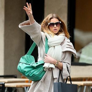 whitney_port the city green bag Would you look at this coat? And that bag? I'm hyperventilating.