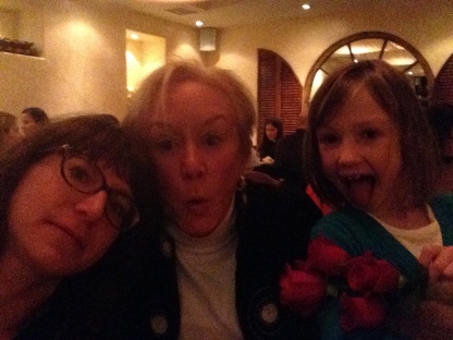 Me, Nana, and my daughter celebrating Nana's birthday in NYC last month.
